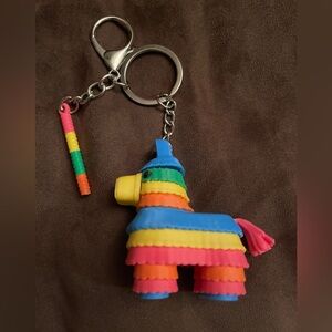 NWOT Piñata Keychain Bag Charm